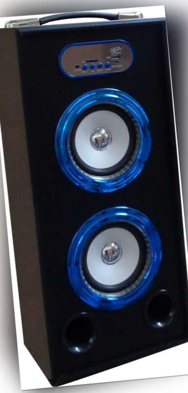 MOBILE BLUETOOTH SOUNDBOX - BLAU - LAUTSPRECHER -RADIO FM ...