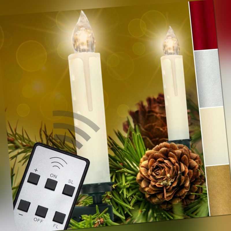 30 Set LED Lichterkette Kerzen Kabellos Weihnachtskerzen ...