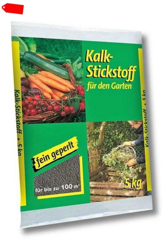 2,82 €/KG - Kalkstickstoff 5kg fein geperlt Garten Dünger ...