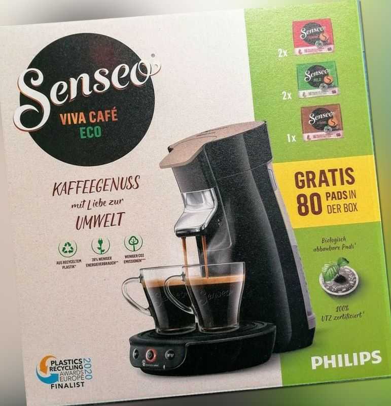 Philips Senseo HD6562/32 Viva Cafe Eco Kaffeepadmaschine