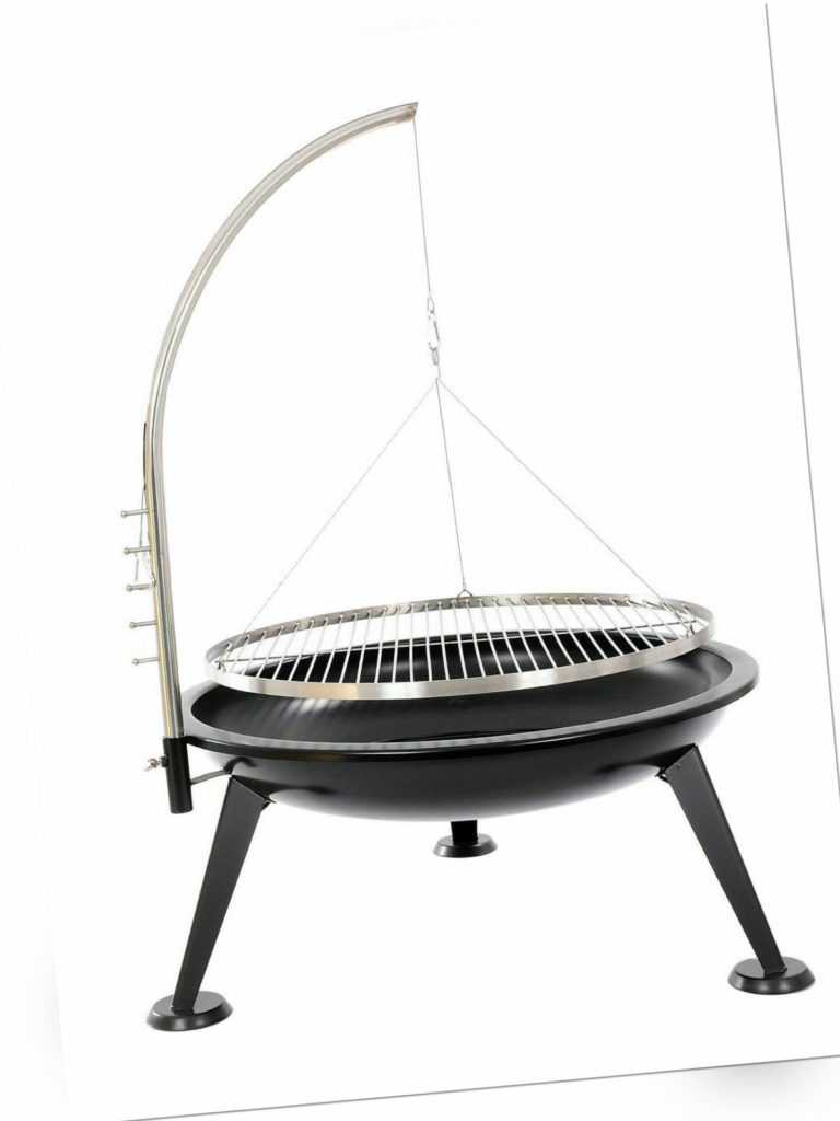 BBQ Deluxe Schwenkgrill 65 und 80 cm Smoker Feuerschale Standgrill Grill Design