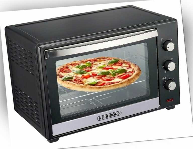 60 Liter Mini Backofen | Umluft Ofen | Pizzaofen | Mini Backofen | Mini-Backofen