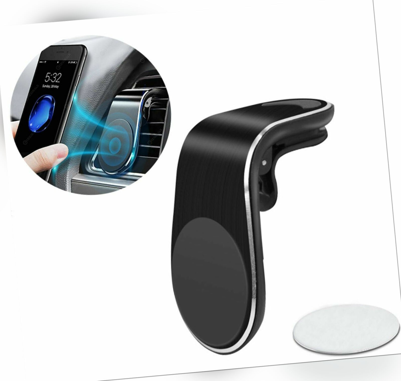 SCOZZI® Handyhalterung Auto Magnet Armaturenbrett KFZ Smartphone Handy  Halter 
