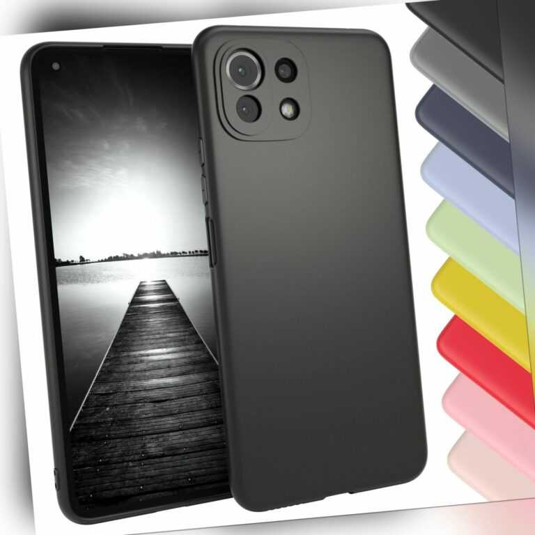 EAZY CASE Xiaomi Mi 11 Lite / 5G / 5G NE Hülle Silikon Slim Cover Tasche Schutz