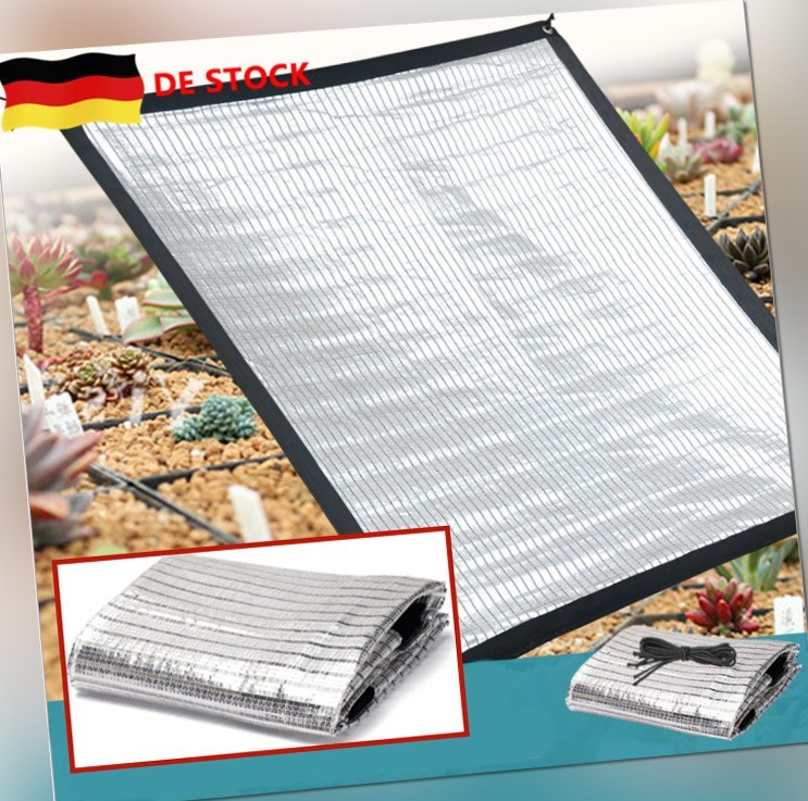 Aluminium Schattennetz 2,5x2,5m - 90% Reflektionsrate by Hof Sonnenschein®