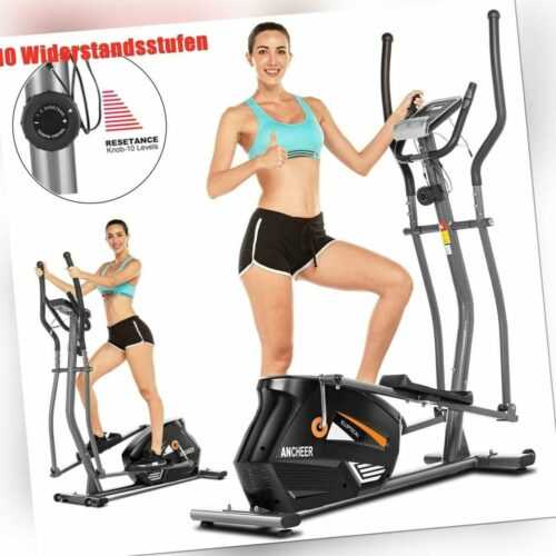 Crosstrainer Ellipsentrainer Cardiotrainer Heimtrainer bis 180 kg 10 Stufen LCD