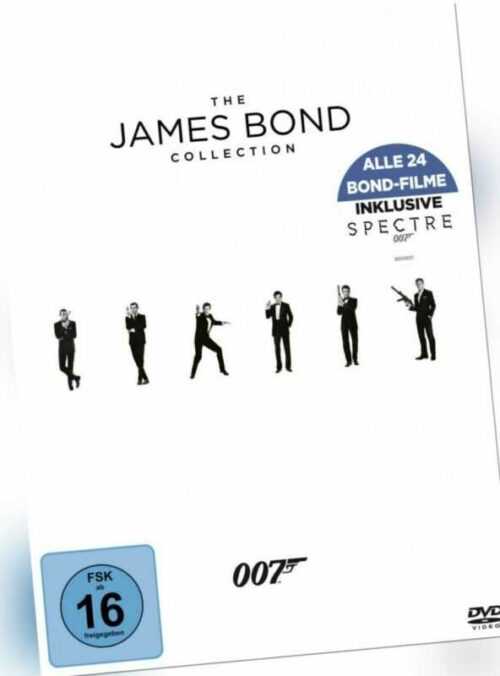 The James Bond Collection / Alle 24 Bond Filme # 24-DVD-BOX-NEU