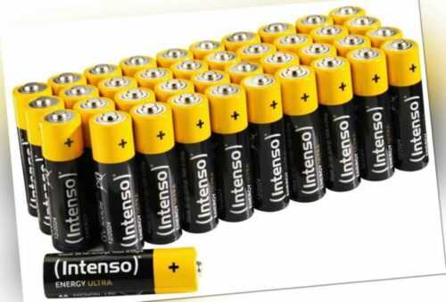 40 Intenso Energy Ultra AA / Mignon Alkaline Batterien im 40er Shrink Pack