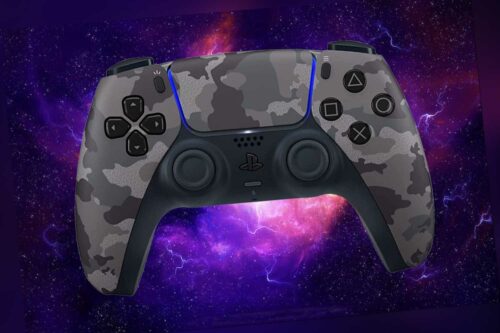 Playstation 5 PS5 Scuf Controller DualSense Grey Camouflage Pro Paddles Umbau