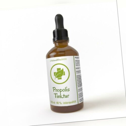 BESTE Propolis Tinktur 40% - 100ml Imkerqualität zertifiziert als BESTE Propolis