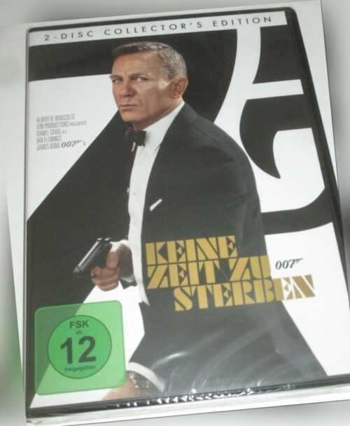 James Bond 007 - Keine Zeit zu sterben - 2 DVDs/NEU/OVP/Action/Daniel Craig