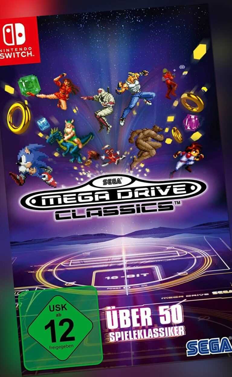 SEGA Mega Drive Classics - Über 50 Retro Spiele - Nintendo Switch - NEU