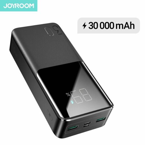 Powerbank 30000mAh Schnell Ladegerät Power Bank Ladestation Display Joyroom