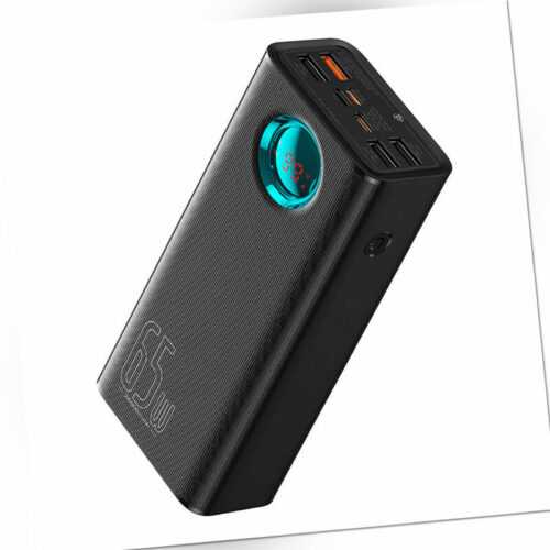 Baseus 65W 26800mAh Power Bank USB Typ C PD AFC Handy Laptop Externer Ladegerät