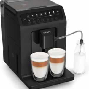 KRUPS EA897B Evidence ECOdesign Kaffeevollautomat Schwarz mit Schiefer-Optik