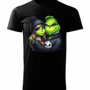 Grinch King und Queen Partner Weihnachten T-Shirt