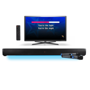 STARBAR Karaoke Soundbar. All-in-One Karaoke-Maschine, Soundbar, kabelloser Lautsprecher