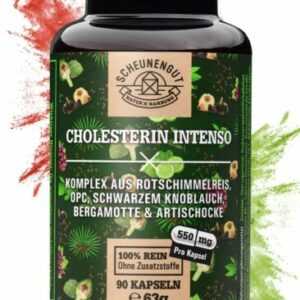 CHOLESTERIN INTENSO® - Roter Reis Vitalkomplex -Laborgeprüft- SCHEUNENGUT®