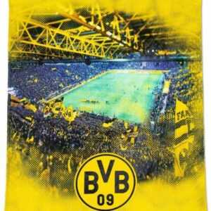BVB Fleecedecke Borussia Dortmund Stadionprint 150x200cm kuschelig