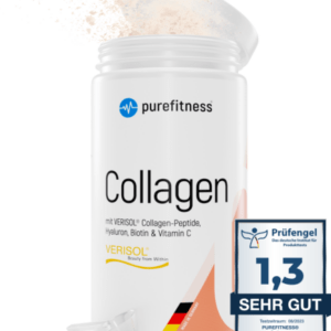Purefitness Verisol® Collagen Pulver  450 g Kollagen Hyaluron Biotin Vitamin C