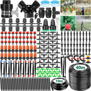 322 Stück Bewässerungssystem, 40M + 10M Bewässerungssets Micro Automatische Bewä