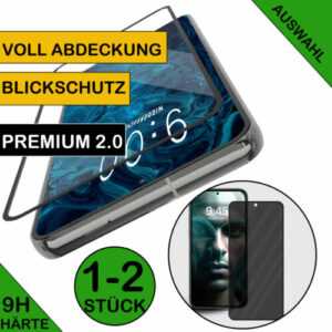 HQ Panzerfolie Glas Blickschutz Displayschutz FÜR iPhone 15 14 13 12 11  Pro Max