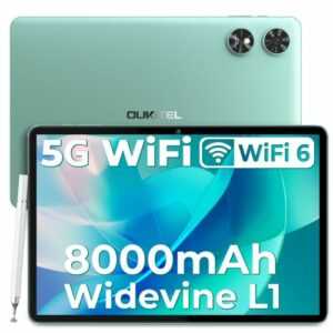 2024 OUKITEL OT6 WiFi Tablet 10.1 Zoll Android 13 16GB+64GB/1TB Widevine L1/TÜV