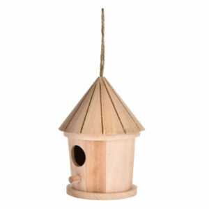 DIY Outdoor Holz Vogelfütterung bauen Haus hängen Futterhäuschen Vogelhaus Sc