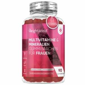 Multivitamine & Mineralien - 90 Frauen Gummibärchen - Vitamin A Vitamin C Eisen