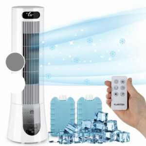 Luftkühler 4in1 Ventilator mobiles Klimagerät Luftreiniger 45W 100 m³/h Weiß