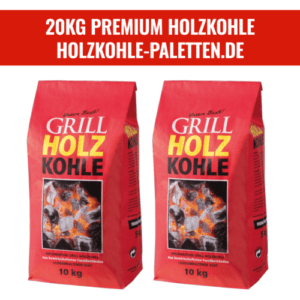 20KG (2x10KG) Premium Qualität Holzkohle Grillkohle BBQ Kohle Lüneburg
