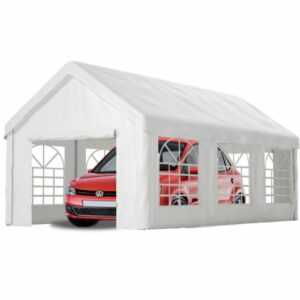 Zeltgarage Garagenzelt Carport Auto Garage mobiler Unterstand Schuppen Weidezel