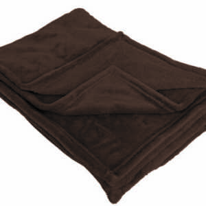 Kuscheldecke Braun 270 GSM, Reisedecke, Kuscheldecke, Wohndecke,