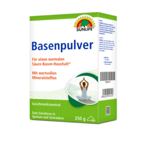 SUNLIFE® Basenpulver 250g Säure-Basen-Haushalt Übersäuerung Mineralien Vitamine