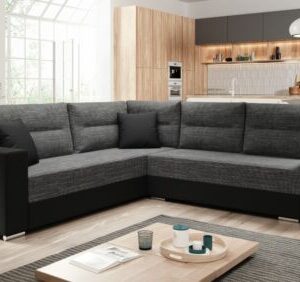 Sofa Couch Garnitur Sofagarnitur PARIS mit Schlaffunktion Wohnlandschaft NEU