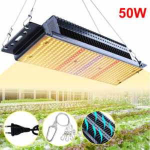 50W Vollspektrum LED Pflanzenlampe Gewächshaus Lampe Grow Light Wachstumslicht