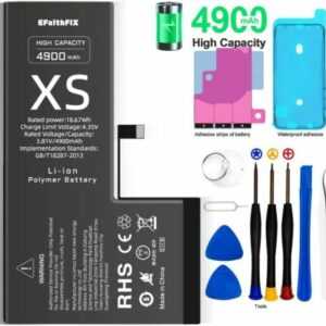 Super Akku Für Apple iPhone XS 4900mAh Batterie Battery Tausch Set / Werkzeugset