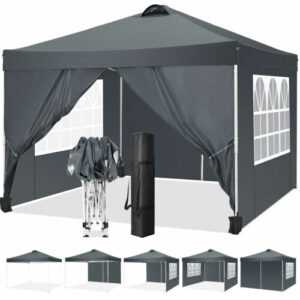 Pavillon Faltpavillon 3x3m 3x6m Wasserdicht Gartenzelt Partyzelt UV Pavillion DE