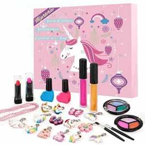 2023 Adventskalender Mädchen Beauty Make up Frauen Teenager Kinder-Einhorn S...