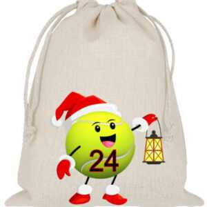 Tennis Ball Nikolaus Adventskalender zum Befüllen 24 Beutel Weihnachtskalender