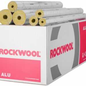 Rockwool RS800 WLG 0,035 Steinwolle Rohrisolierung alukaschiert Rohrschale