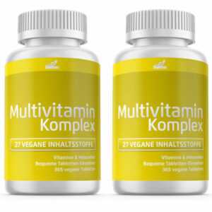 A-Z Multivitamine & Mineralien 730 Tabletten - 27 Wirkstoffe Multivitamin vegan