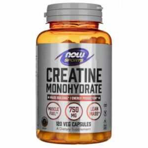 NOW Foods, Sports, Creatine Monohydrate 4.500 mg, 120 pflanzliche Kapseln