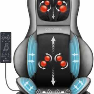 Comfier Shiatsu Rücken und Nacken Massagesitzauflage mit Wärme , Massagematte