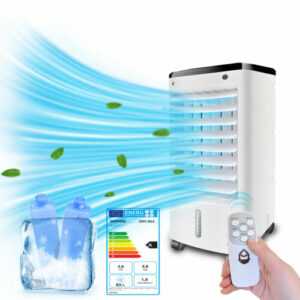 Mobile Klimaanlage 4in1 Klimagerät Luftbefeuchter Luftreiniger Luftkühler 65W