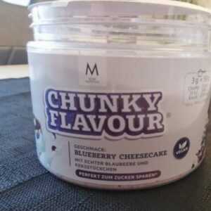 More Nutrition Chunky Flavour Vegan Blueberry Cheesecake Geschmack Geöffnet