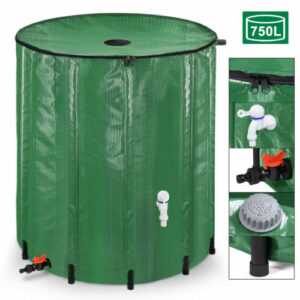 Faltbare Regenwassertank Regenwassertonne Wassertank Regenwassertank 750 Liter #