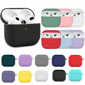 Airpods 3 Schutzhülle Case Silikon Hülle Tasche Cover für Apple Kopfhörer