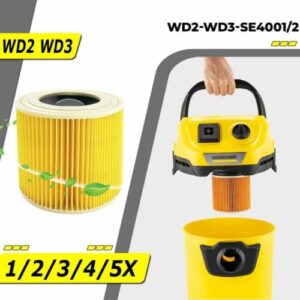 Patronen-Filter für Kärcher WD 2, WD 3, WD 3 Premium, WD 3 P Extension Kit DHL