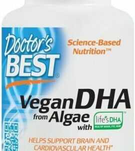 Doctor's Best, Veganes DHA von Life, 200 mg, 60 pflanzliche Weichkapseln